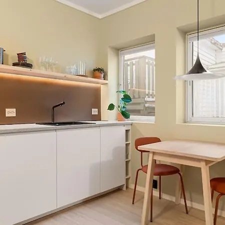 アパート Fresh Apartment, A Short Walk From Bryggen ベルゲン